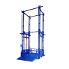 Hydraulic mezzanine floor cargo raised storage lift platform